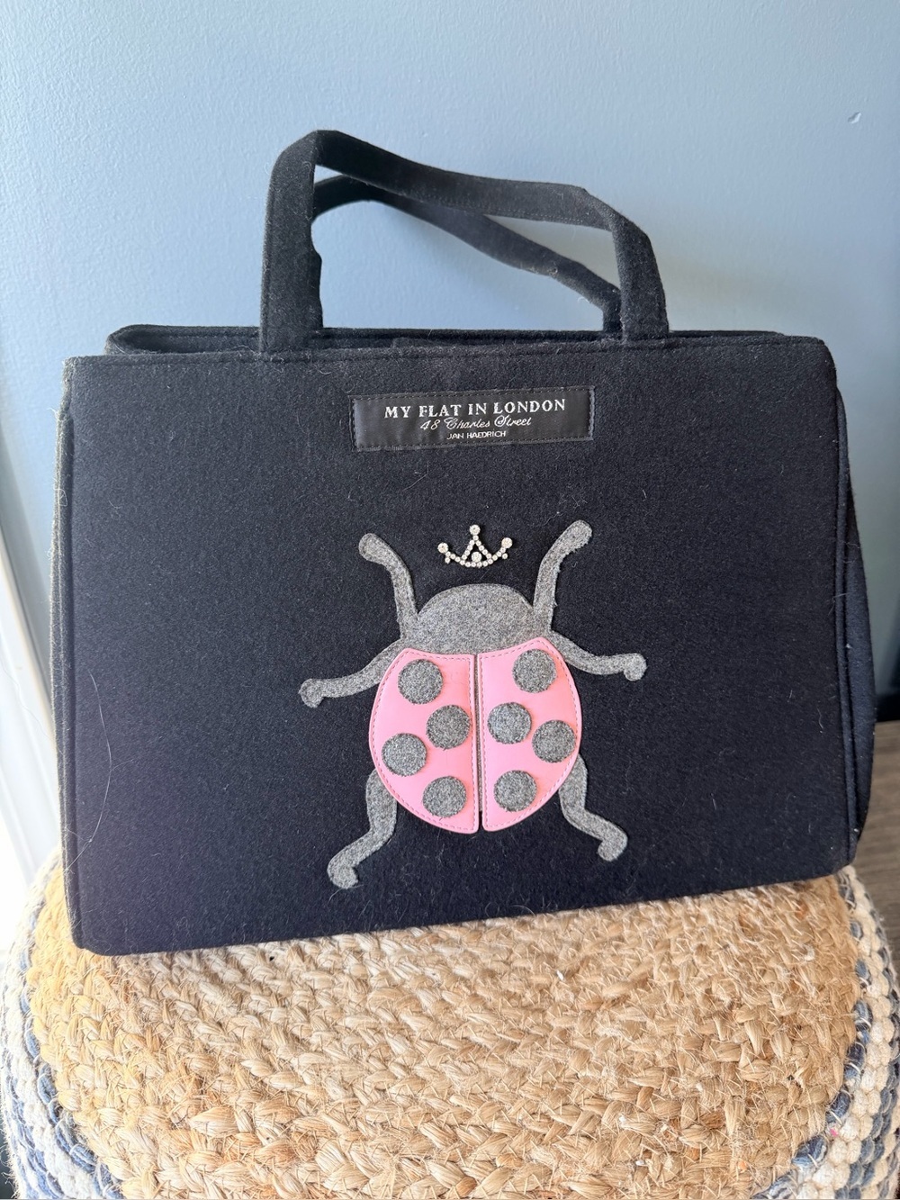 My Flat in London Ladybug Crown Bag